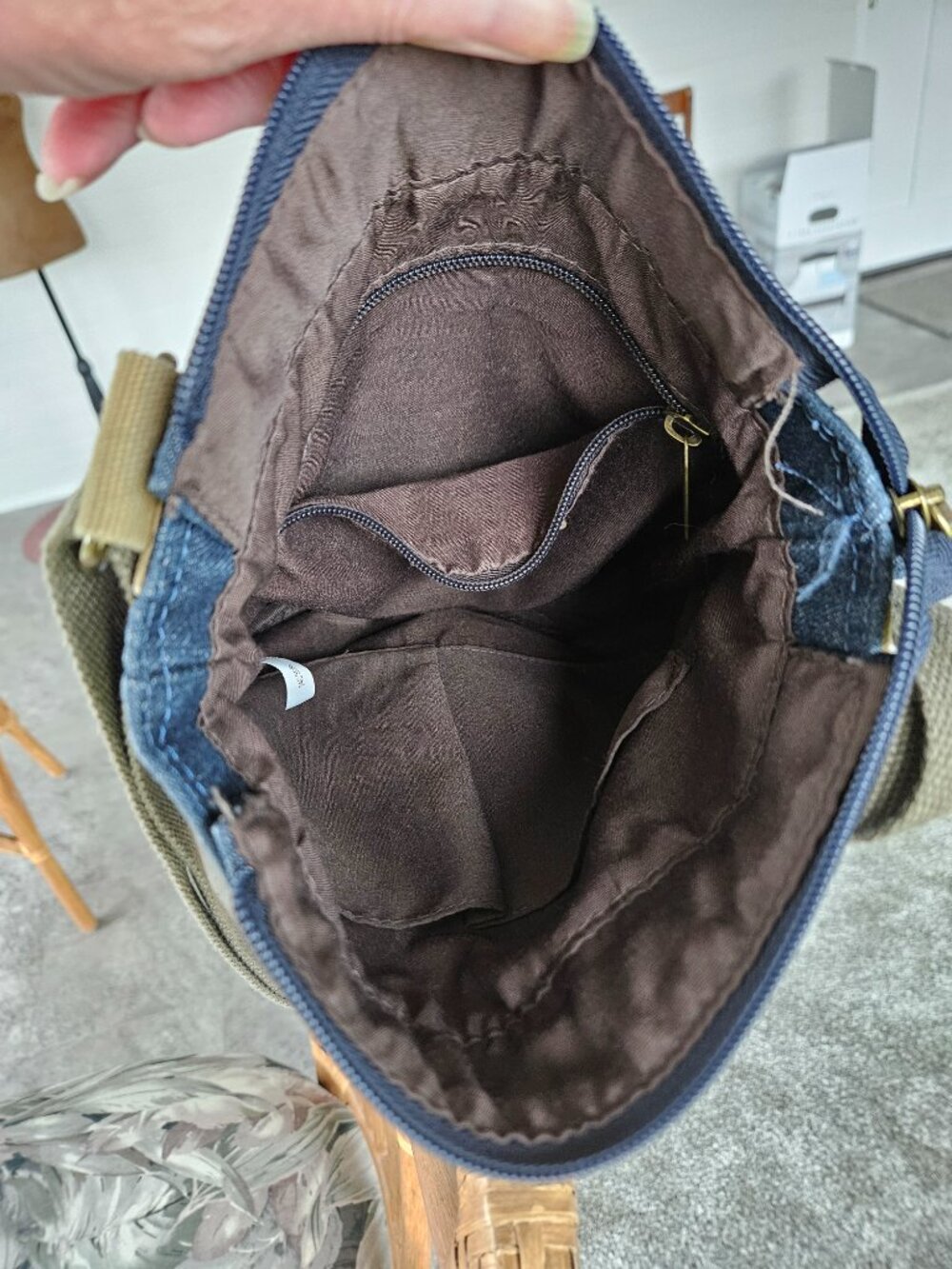Chala Denim  shoulder to cross body bag - Picture 5 of 10